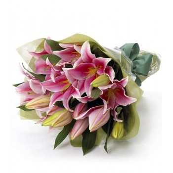 1 Ramo, 9 Ramas de Liliums/ 2 Flores por...